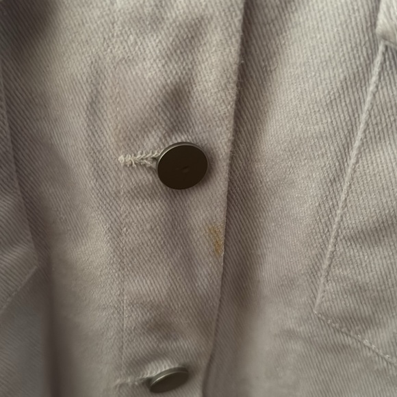 White denim jacket - Picture 3 of 4